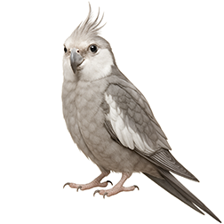 Dominant Silver Cockatiel